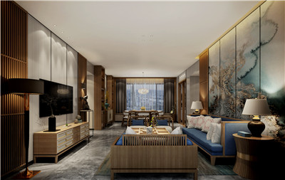 “謙謙君子，溫潤如玉”——商品樓墻面裝飾效果圖