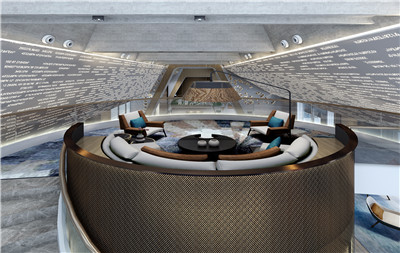 現(xiàn)代科技感的售樓部設(shè)計(jì)效果圖