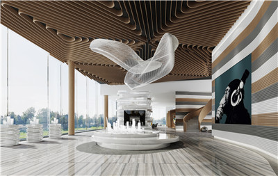 藝術(shù)可塑——藝術(shù)展館、美術(shù)館墻面扣板效果圖