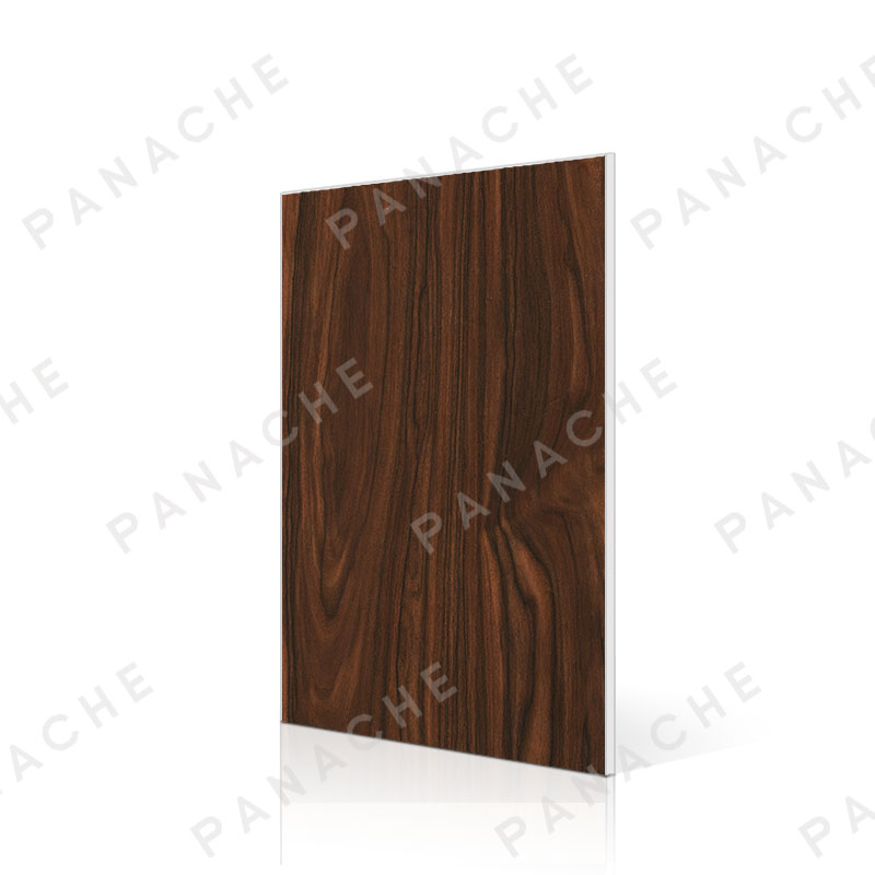 PWB0059-E 原觸感啞光棕黃柚木紋金屬木飾面