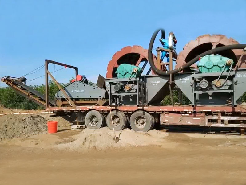 車載移動式洗砂機 車載移動式洗砂機
