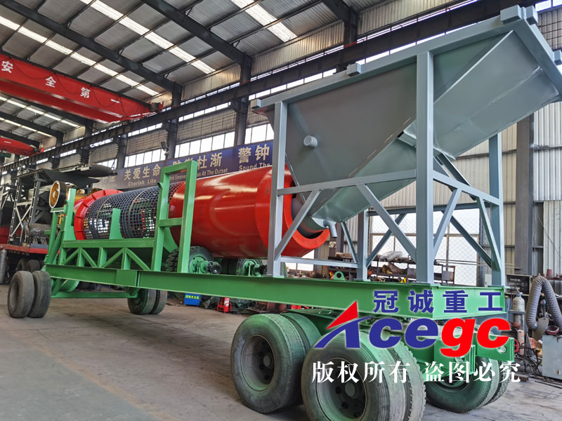 車載移動式洗砂機 車載移動式洗砂機